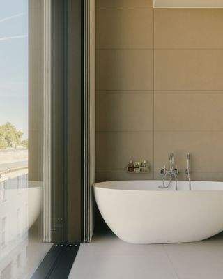 Freistehende Badewanne