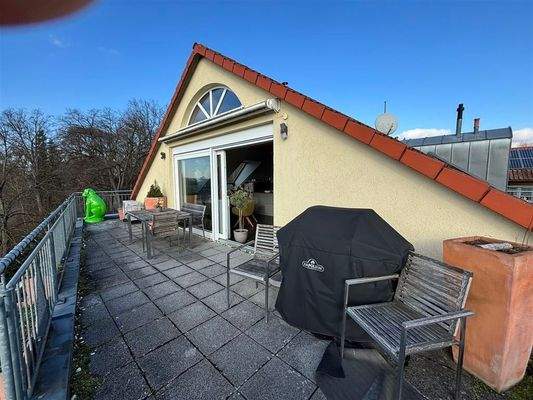 Südbalkon obere Etage