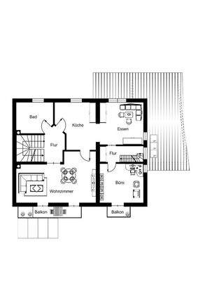 Grundriss Obergeschoss