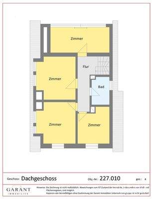 Grundriss Dachgeschoss