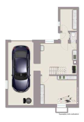 Grundriss KG - Wohnbeispiel - ohne Maßstab