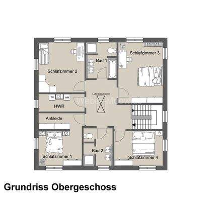 3461 Grundriss Obergeschoss