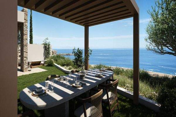 Nordkreta, Plaka: Neubau-Projekt! Traumhafte Villen mit Pool und Meerblick zu verkaufen