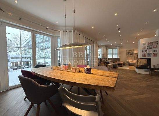 Herrlicher Gartenblick