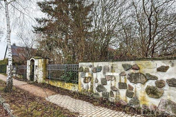 Blick zum Grundstück