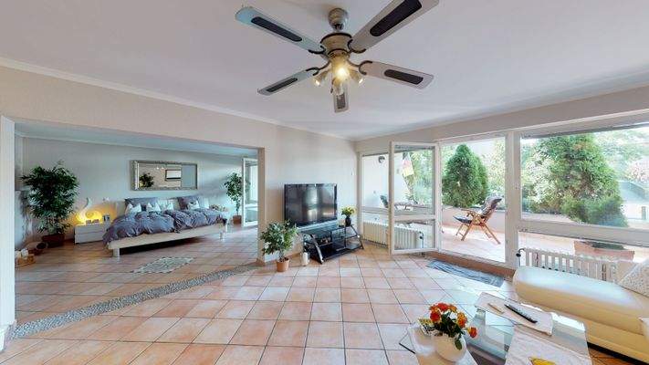 Wohn- und Schlafbereich