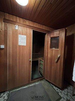Sauna im Keller