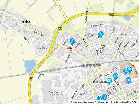 Geolyzer Kartenausschnitt