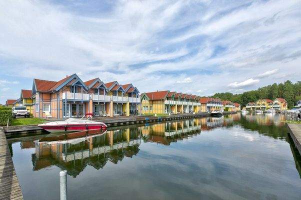 Blick in das Hafendorf