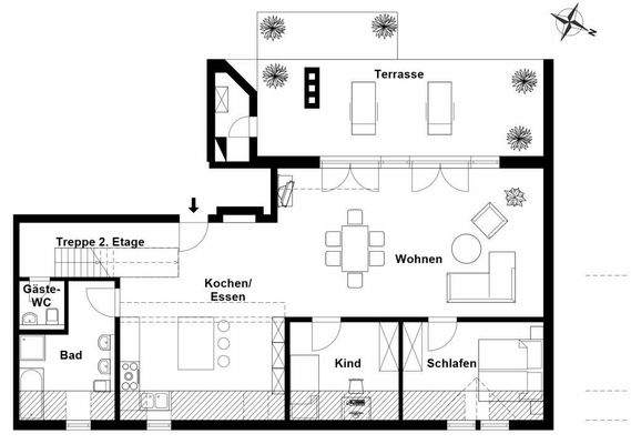 Beispiel Studio 1. Etage