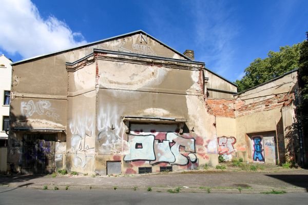 Außenansicht Eingang altes Kino