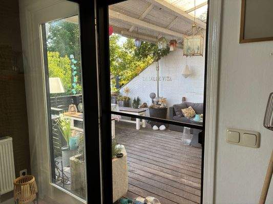 Zugang zum Balkon 