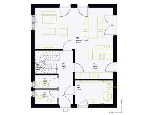 Grundriss Erdgeschoss