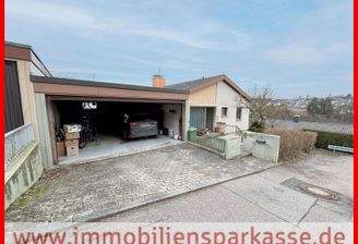 Hausansicht mit Blick auf die Garage