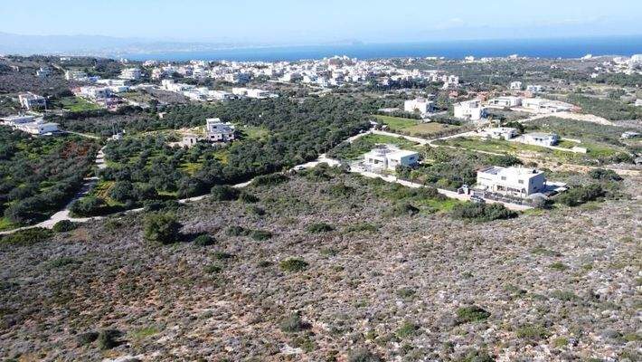 Kreta, Agios Onoufrios: Eckgrundstück mit Meerblick zu verkaufen