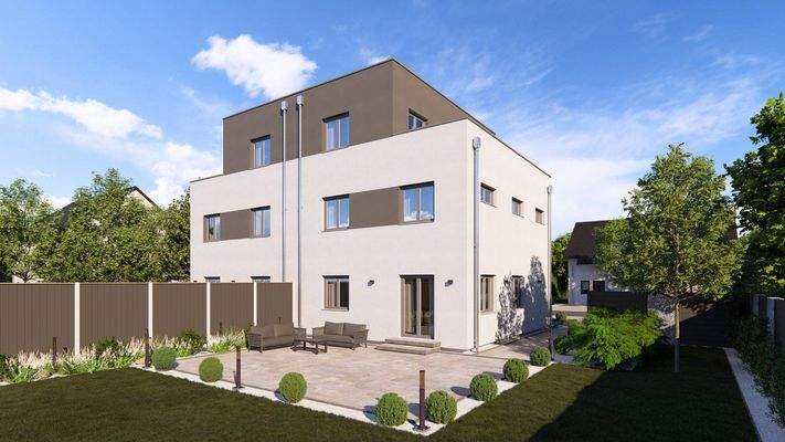 Moderne Villa mit Garten