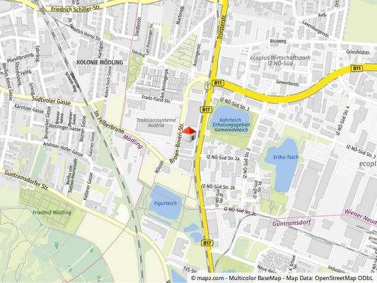 Geolyzer Kartenausschnitt