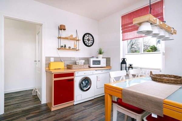 Küche in der kleineren Wohnung 