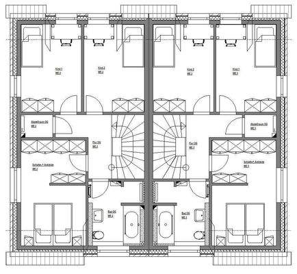 Grundrissentwurf Obergeschoss