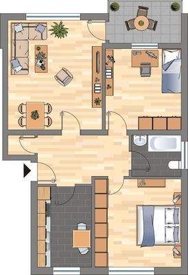 3230.2072.00008 Schellingstr. 30, 3. OG