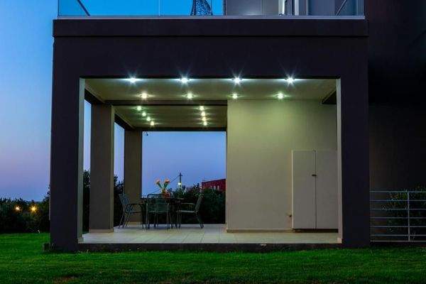 Kreta, Agios Onoufrios: Neu erbaute Villa mit perfektem Meerblick zu verkaufen