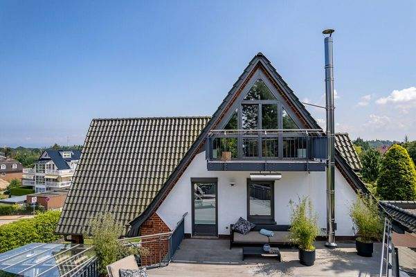 Ansicht Dachterrasse frontal