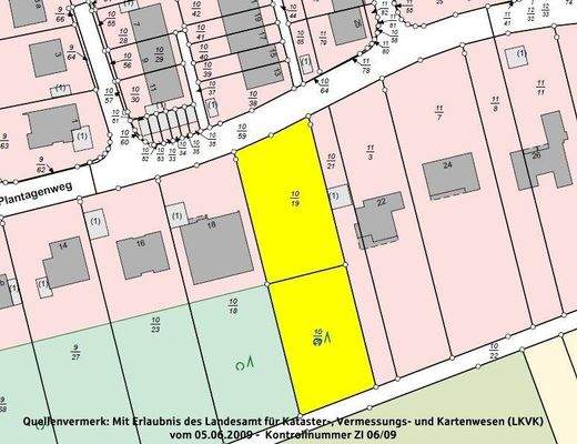 Auszug aus der Flurkarte
