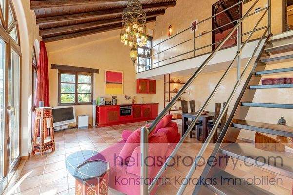 Gästehaus Wohnzimmer mit Küche