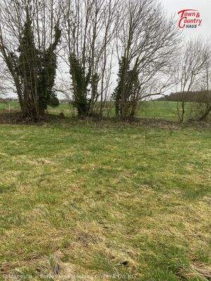 Blick auf das Baugebiet