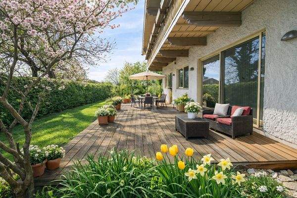 Südterrasse im Grünen