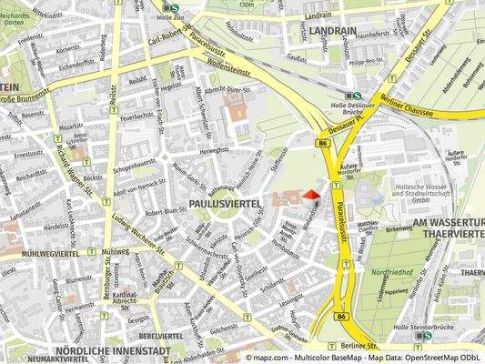 Geolyzer Kartenausschnitt