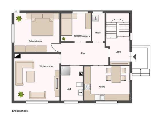 Grundriss Erdgeschoss