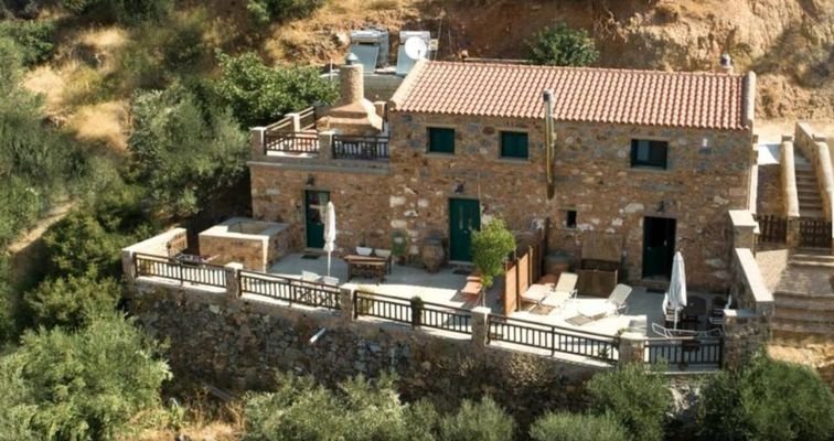 Kreta, Amigdalokefali: Traditionelle Steinvilla mi