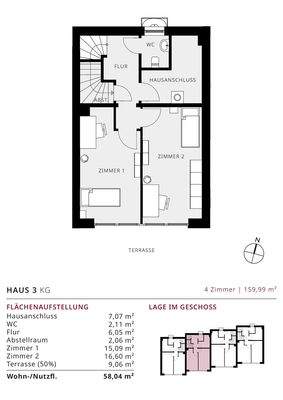 Haus 3 Gartengeschoss