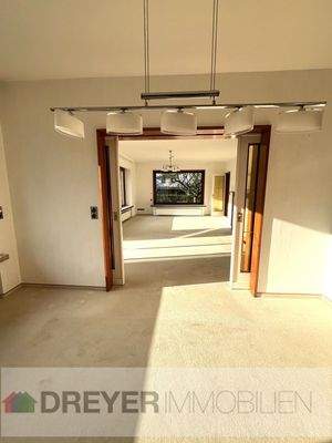 Blick zum Wohnzimmer