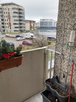 ... der Blick vom Küchenbalkon ...