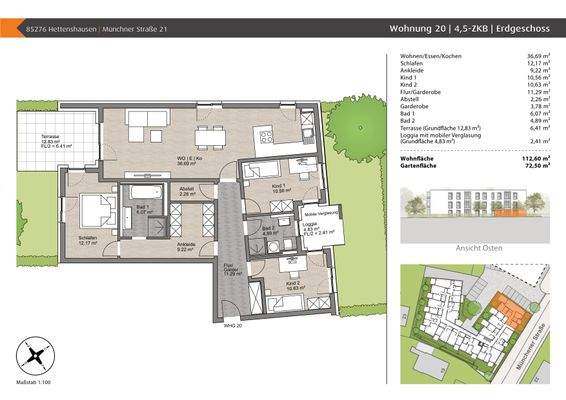 Grundriss Wohnung 20
