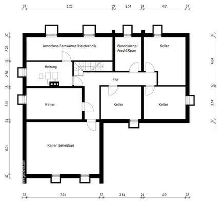 Grundriss Kellergeschoss