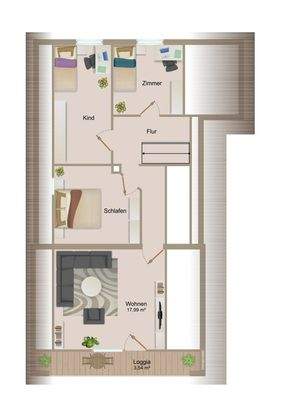 Grundriss Dachgeschoss