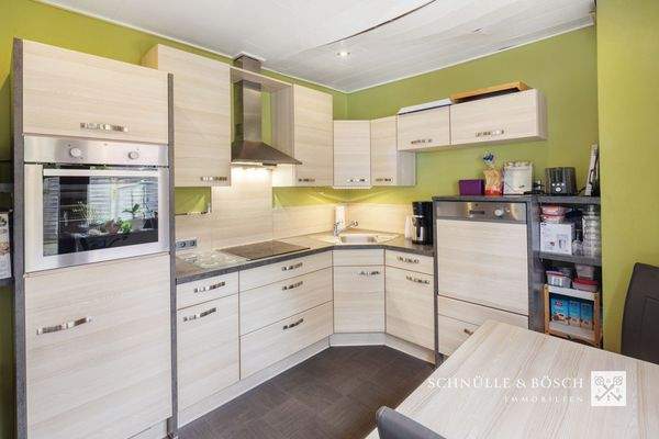 Die Küche der Einliegerwohnung