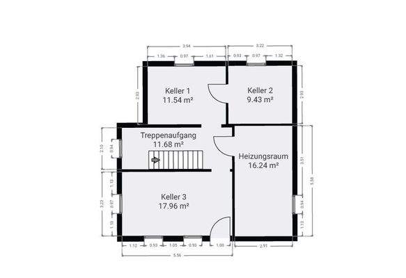 Grundriss Keller
