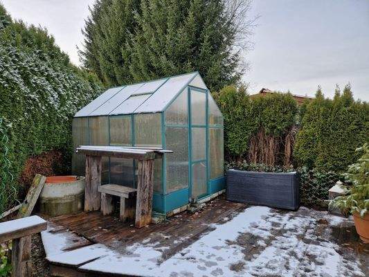 versteckter Bereich im Garten