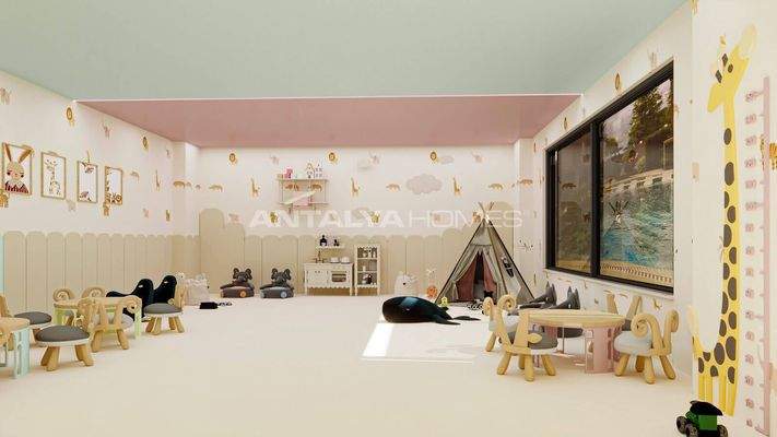 Flats with Rich On-Site Amenities in Alanya Center