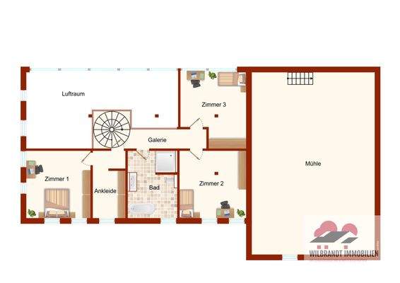 Grundriss Obergeschoss