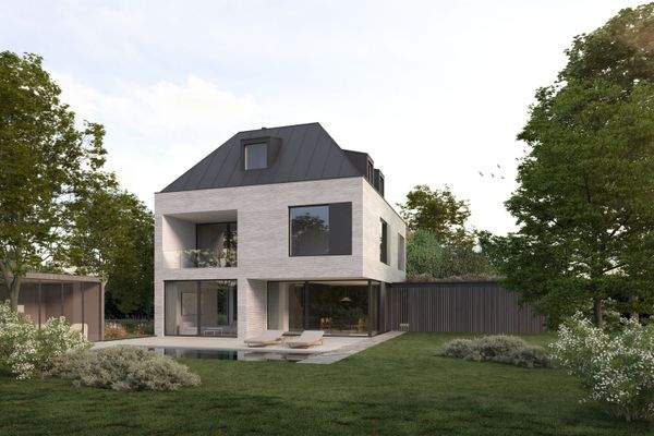 Das Architekturbüro “Jacob & Spreng” projektierte einen möglichen Neubau (visualisiert)