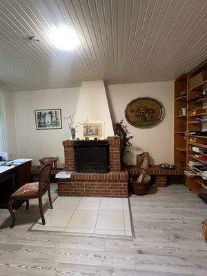 Roter Backsteinkamin