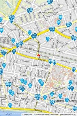 Geolyzer Kartenausschnitt