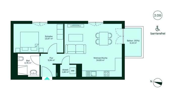 Grundriss Eigentumswohnung WE037
