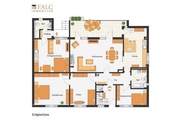 Grundriss Wohnhaus EG