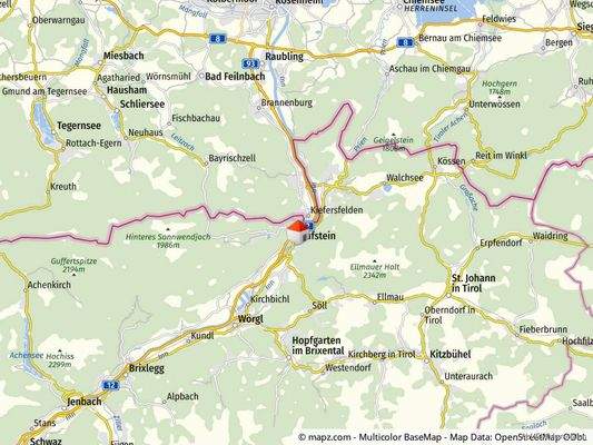 Kufstein zw. Innsbruck Rosenheim und Kitzbühel